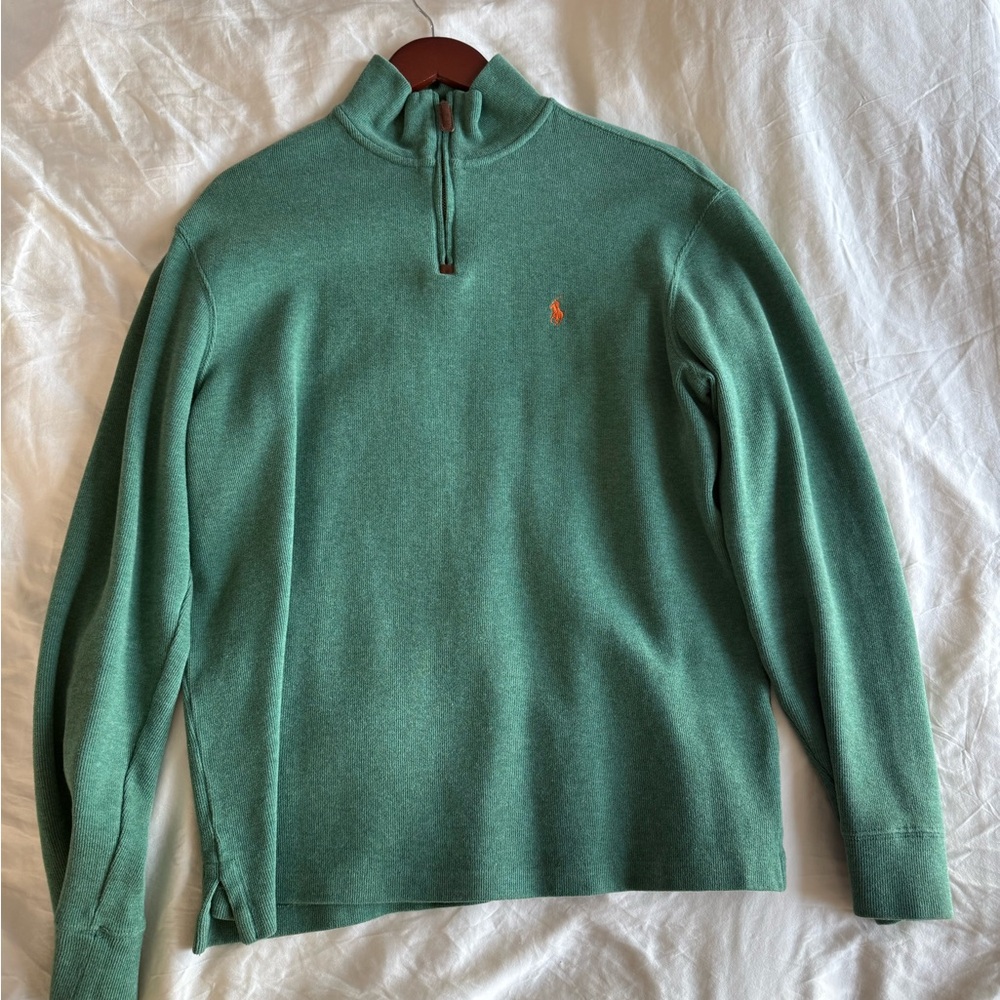 Polo by Ralph Lauren Men's Sage Zip-Up Sweater